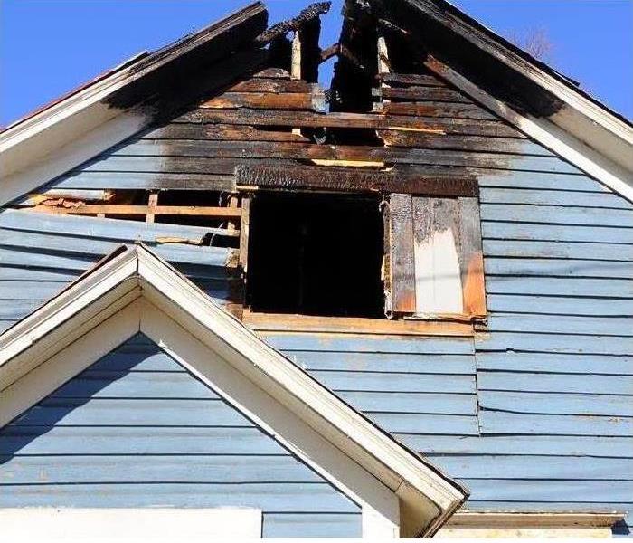 Fire Damage in a home